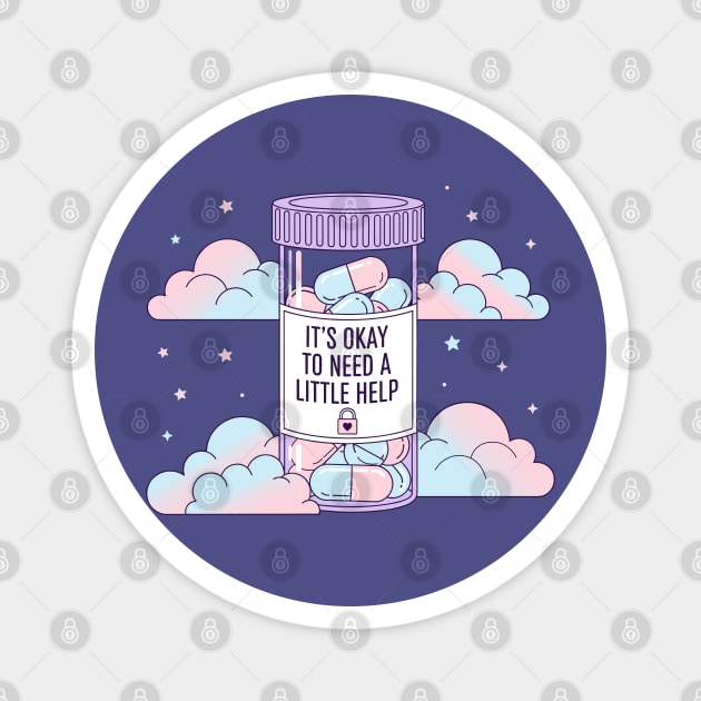 It's Okay To Need Help Magnet by enrynz